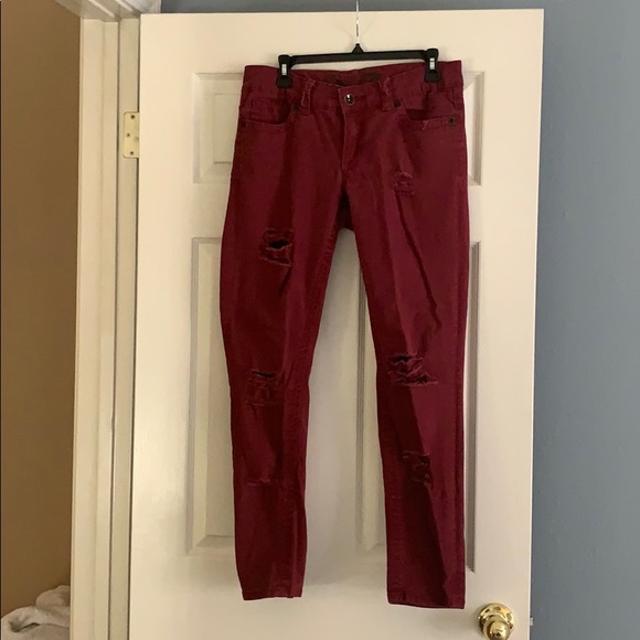 red seven jeans